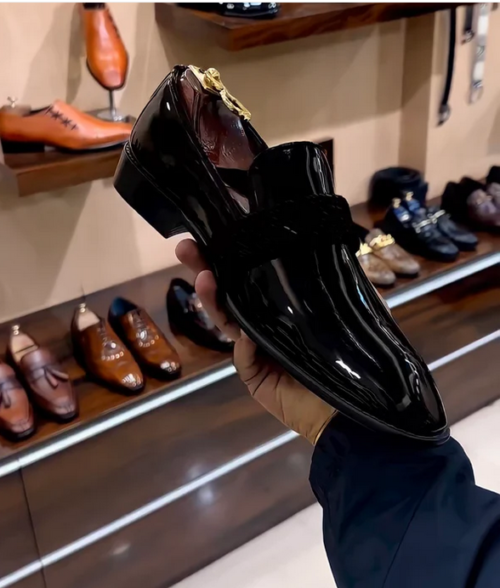 Screenshot 2024-11-20 at 00-57-45 Luxe Edition Patent Whole-cut Tux Moccasins – Warewood Shoemakers